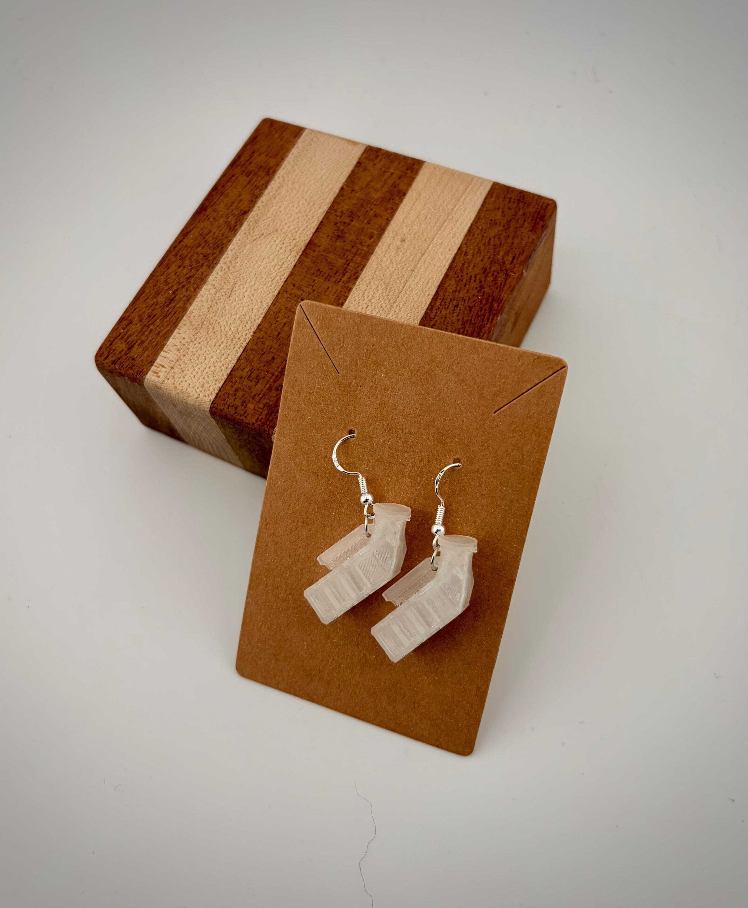 Funny nurse earrings - Cooter Canoe and Urinal for CAUTI champion