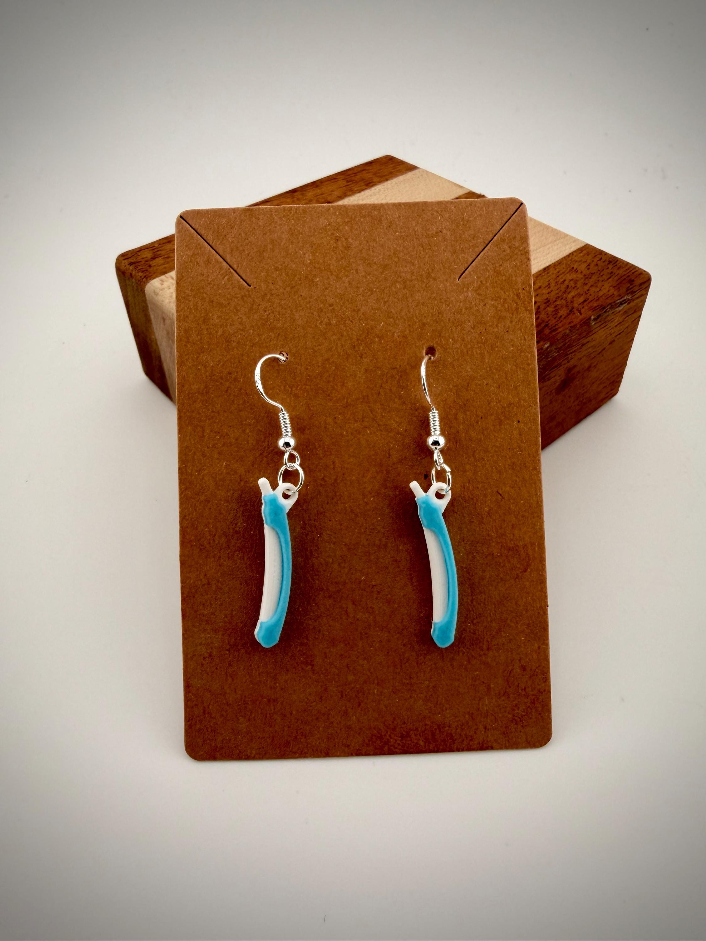 Funny nurse earrings - Cooter Canoe and Urinal for CAUTI champion