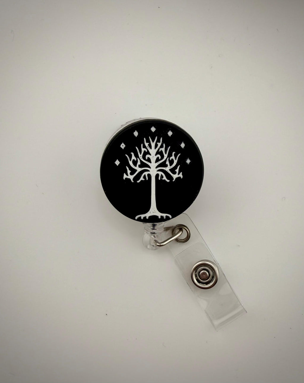 Lord of the Rings White tree of Gondor Badge Reel Aragorn LOTR