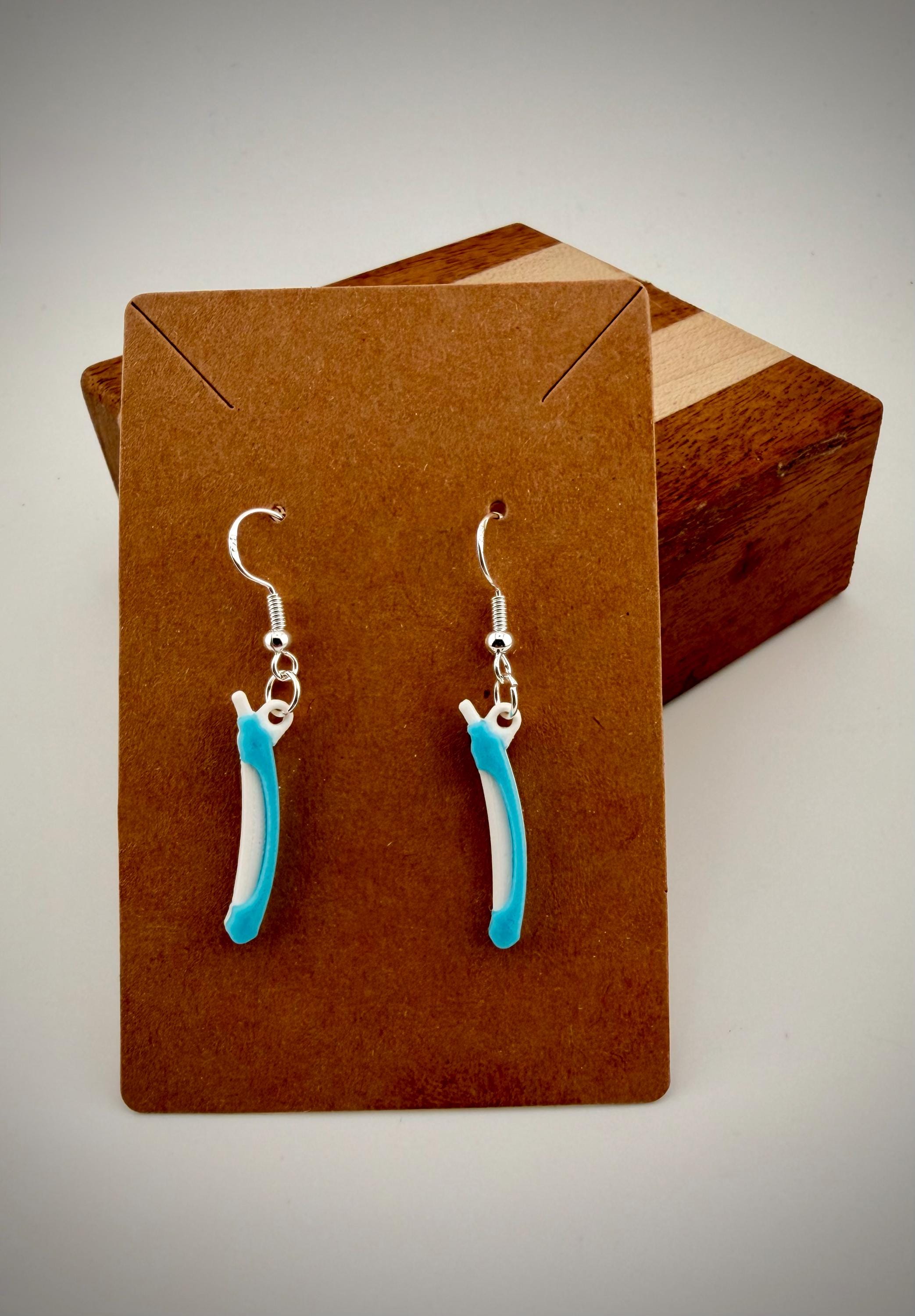 Funny nurse earrings - Cooter Canoe and Urinal for CAUTI champion