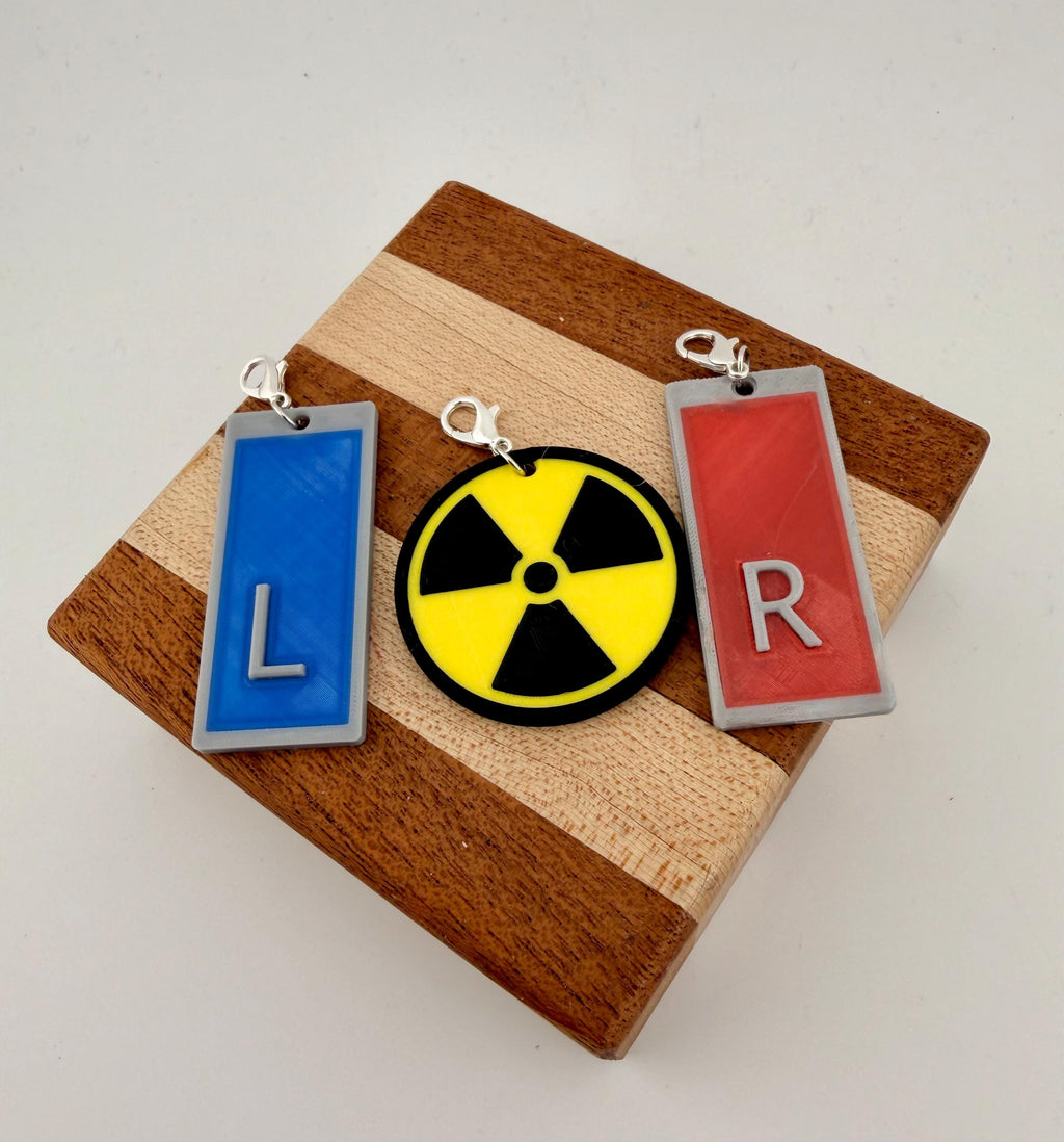 Radiology badge reel charms - Xray tech radiologist