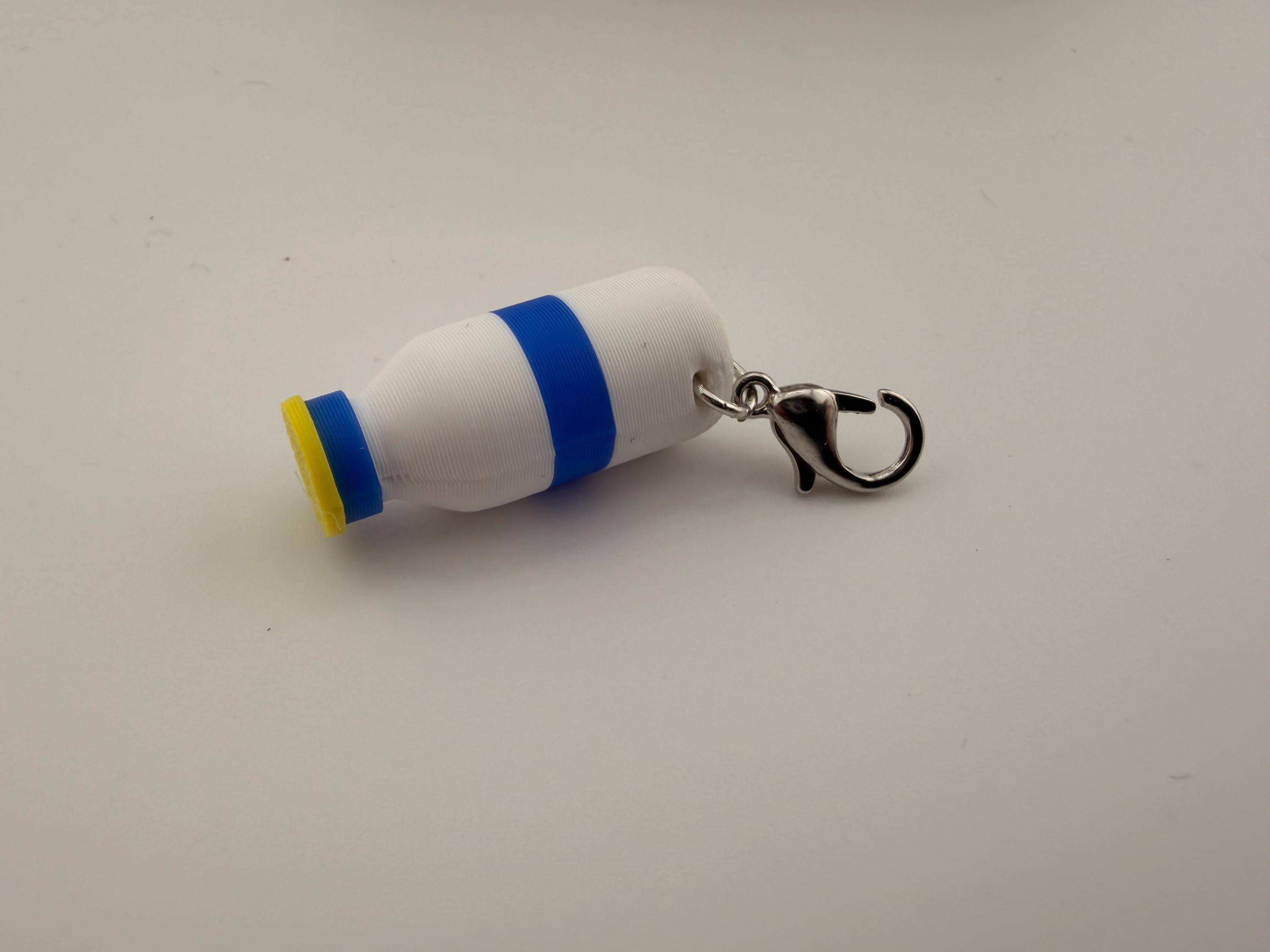 Miniature propofol bottle badge charm - milk of amnesia - fun anesthesiologist gift