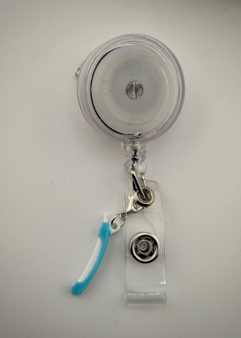Funny nurse badge reel charms - Cooter Canoe and Urinal for CAUTI champion