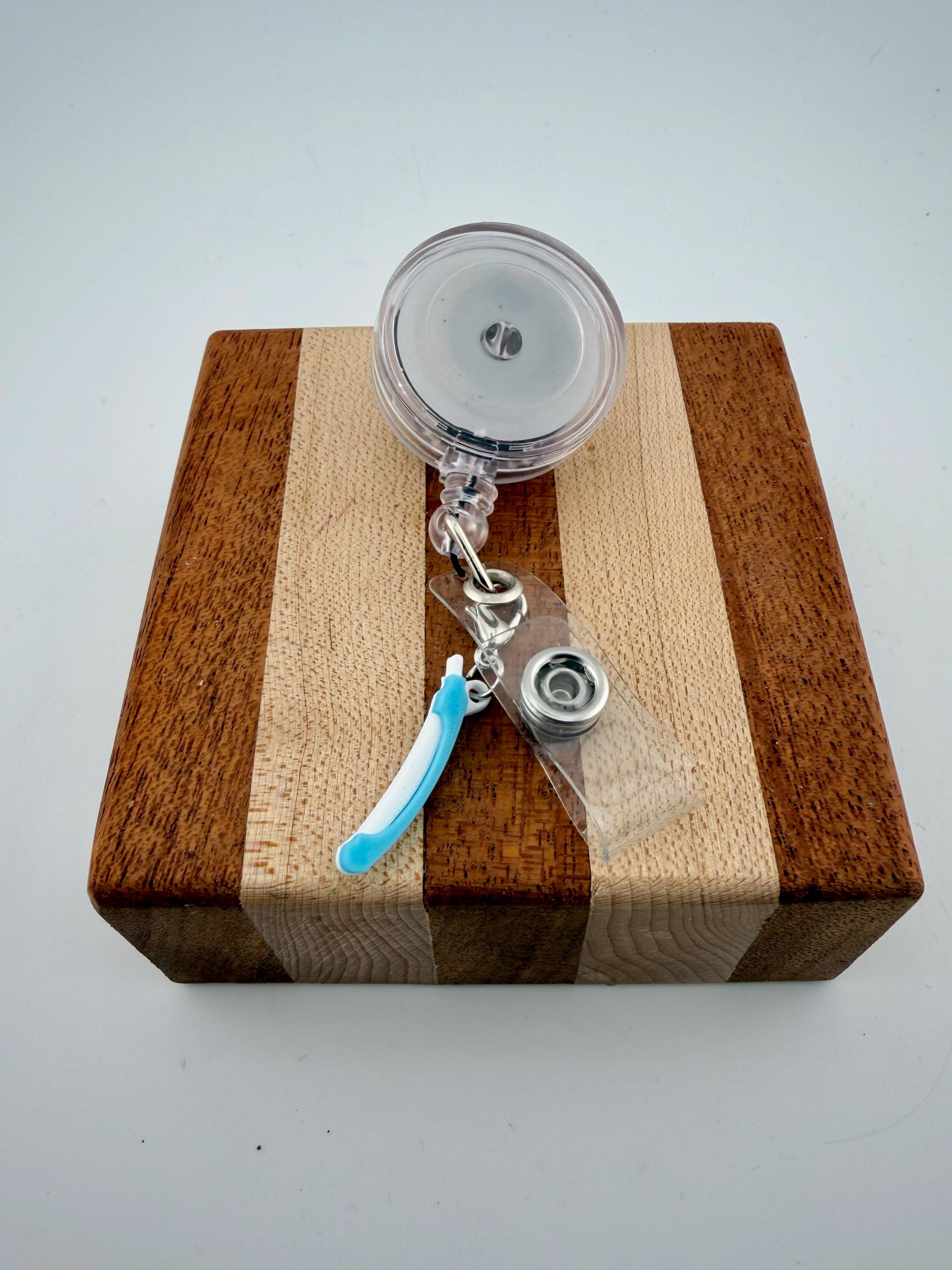 Funny nurse badge reel charms - Cooter Canoe and Urinal for CAUTI champion