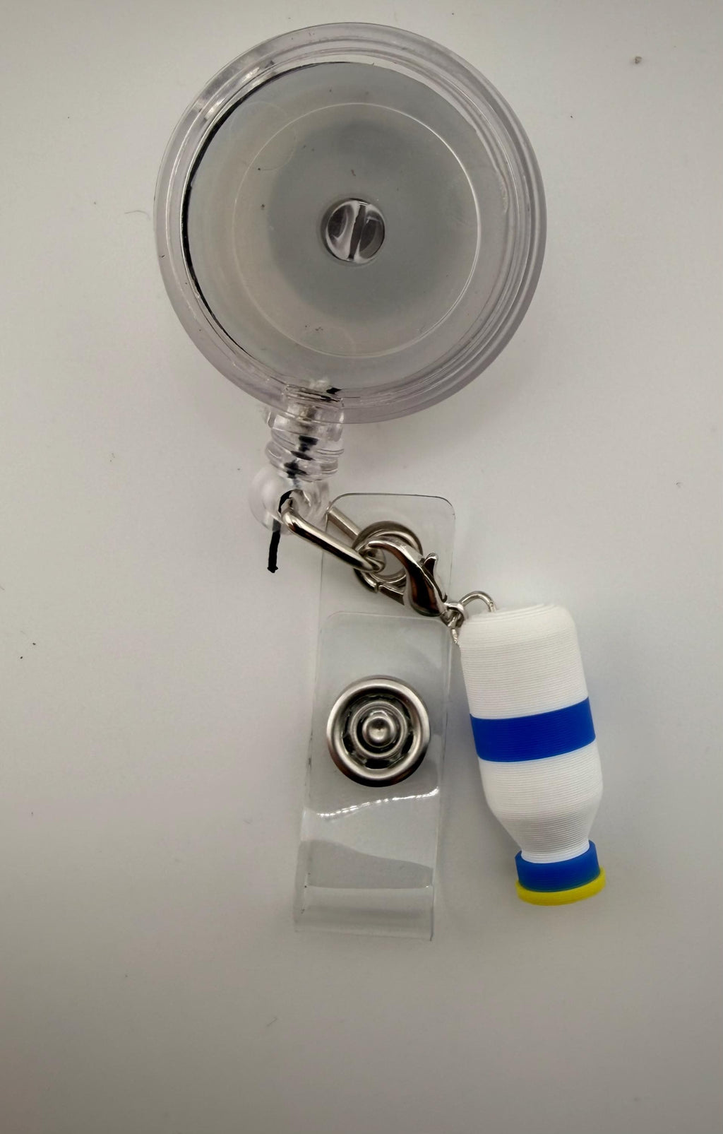Miniature propofol bottle badge charm - milk of amnesia - fun anesthesiologist gift