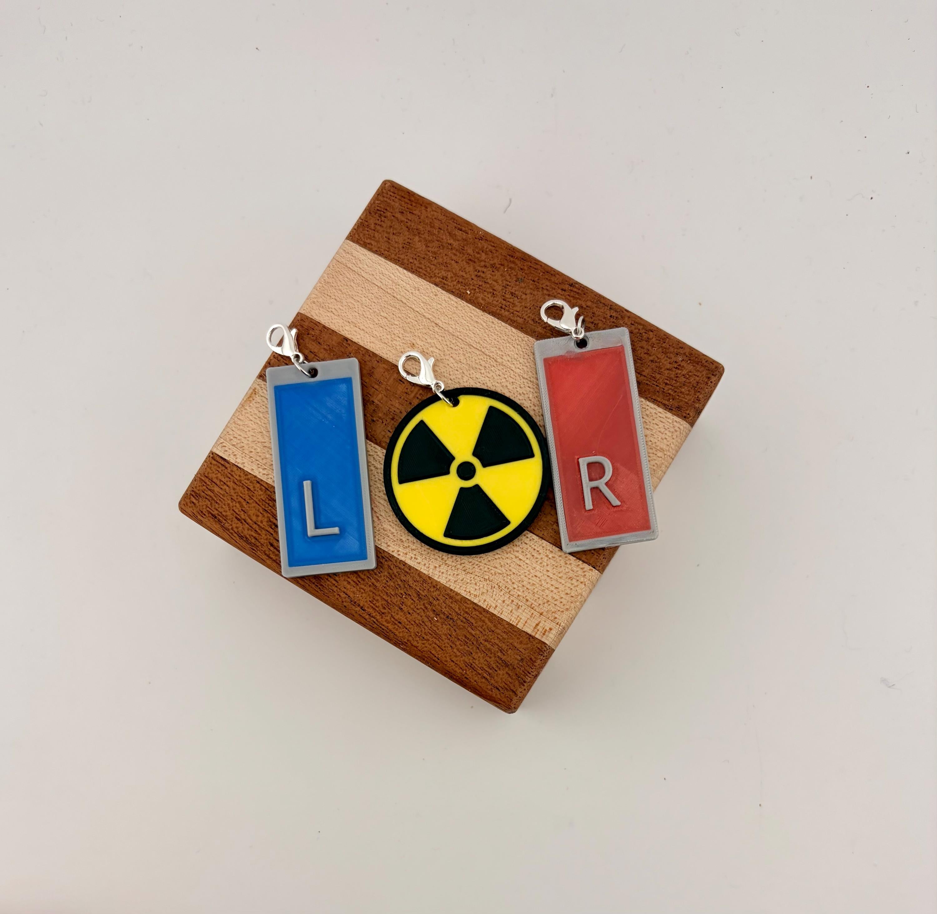 Radiology badge reel charms - Xray tech radiologist